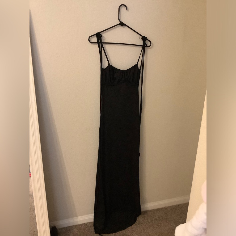 Womens  Backless Dress Bodycon Sleeveless Open Back Maxi